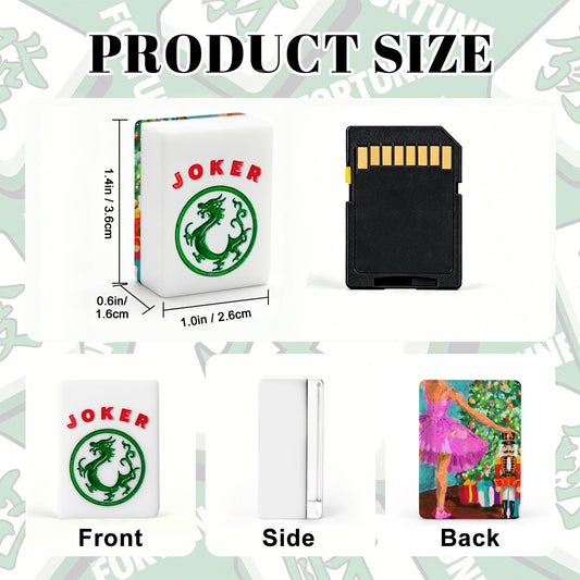 Christmas Morn American Mahjong Tiles