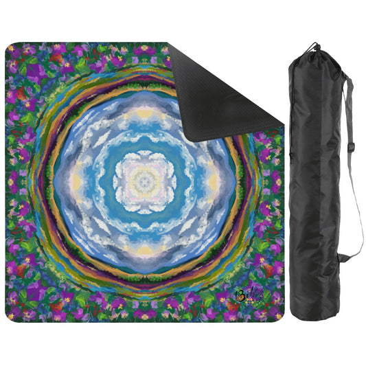 Watercolor Heaven and Earth - Mahjong Mat 31.5"x31.5" (Ship Rolled up)