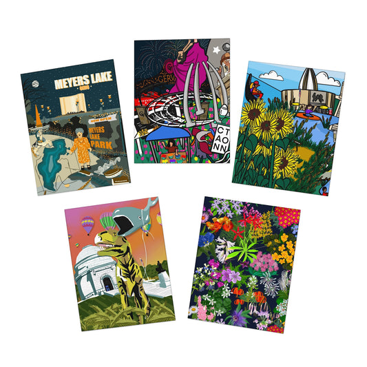 Stark notecards Multi-Design Greeting Cards (5-Pack)