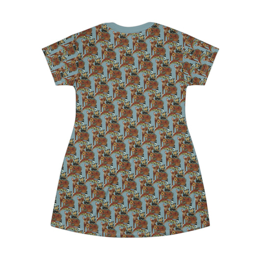 Stark Hunger T-Shirt Dress (AOP)