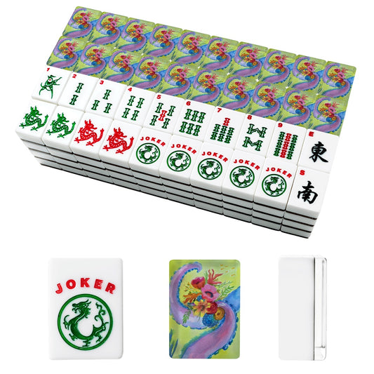 Watercolor octopus American Mahjong Tiles