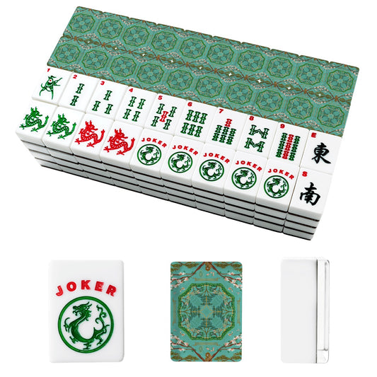 Chinoiserie Robin’s Egg Blue American Mahjong Tiles