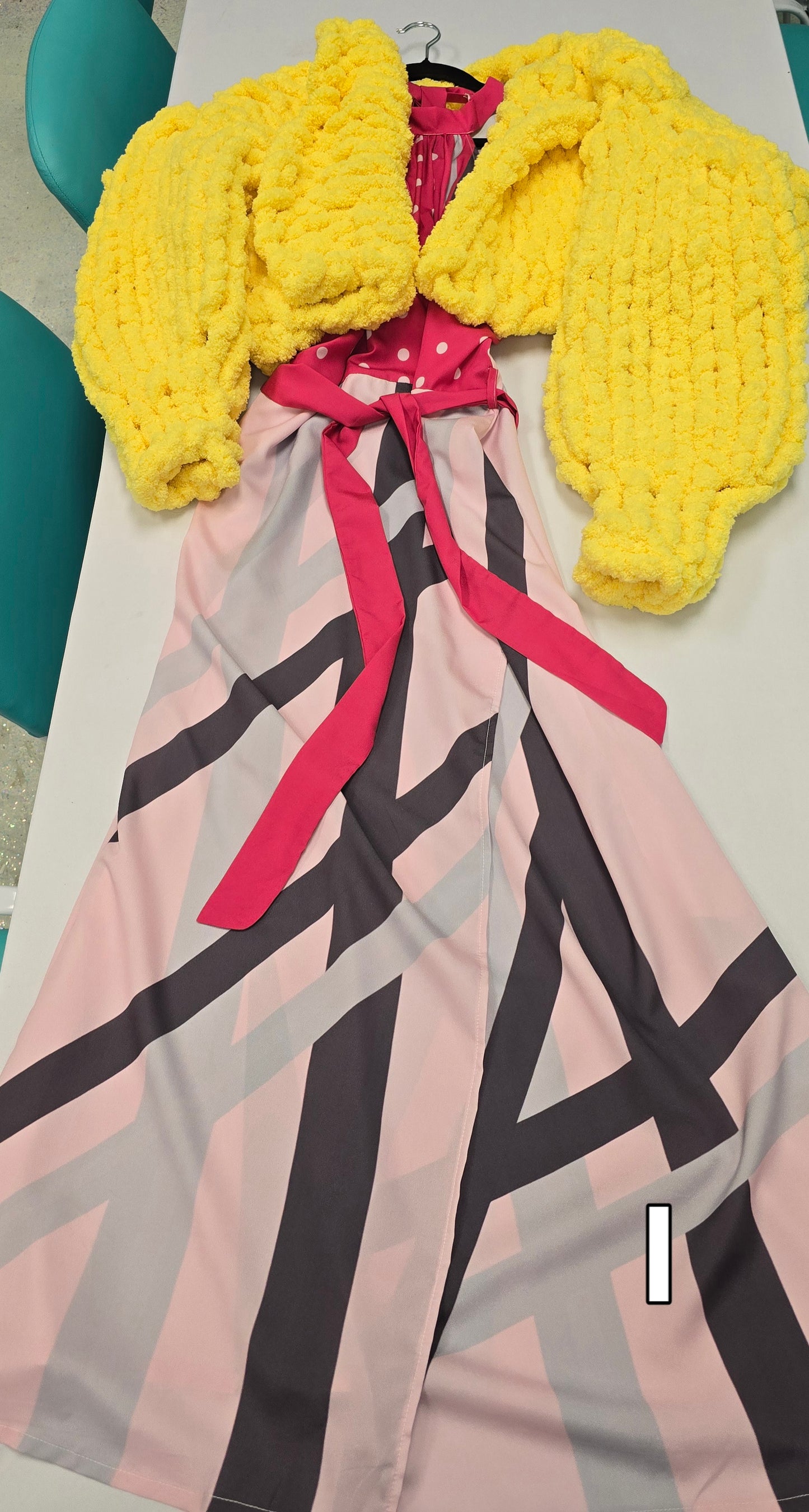 City mixed media Women's Wrap Hem Belted Halter Dress