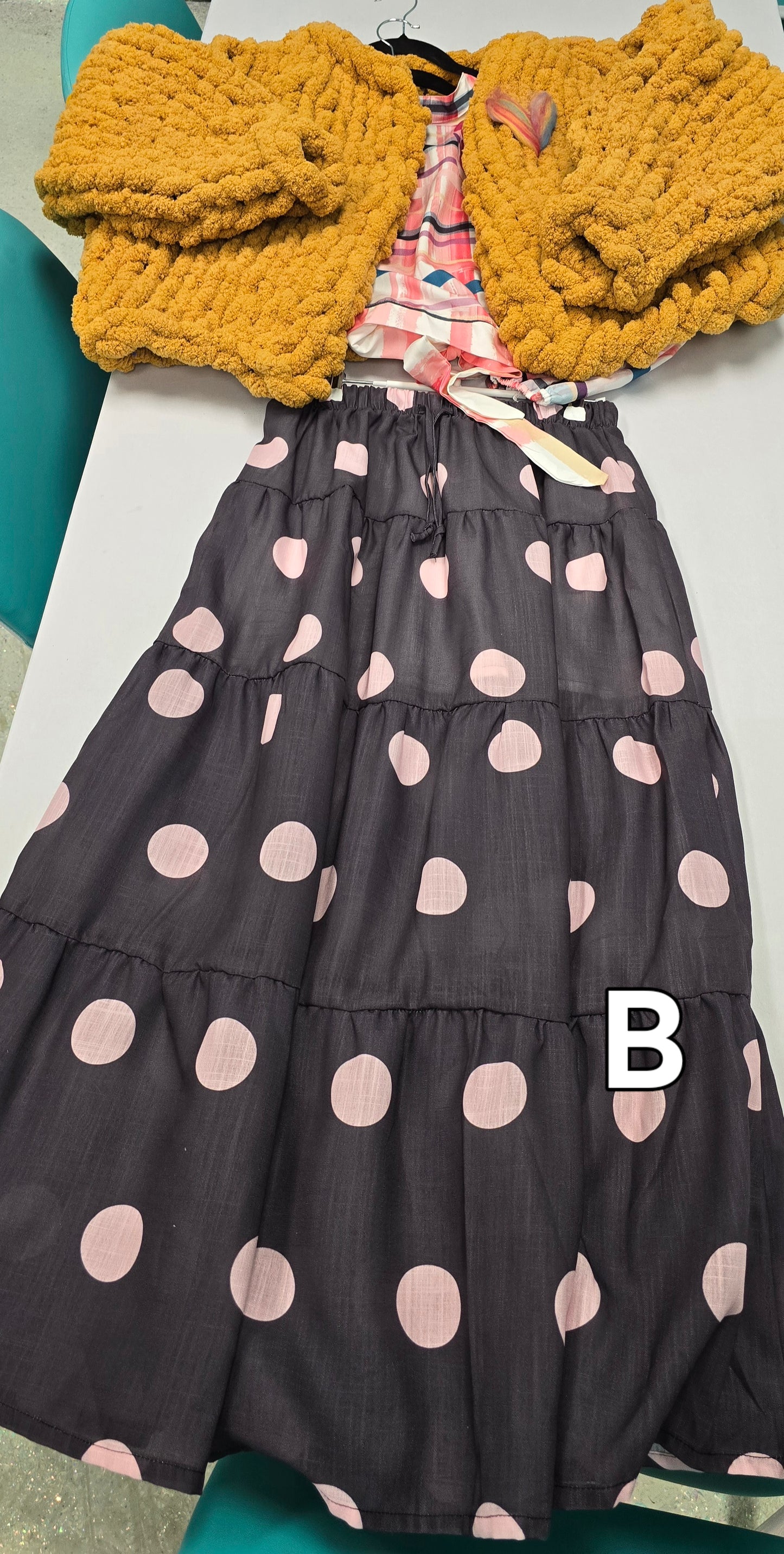 City light plaid Women's Halter backless T-shirt