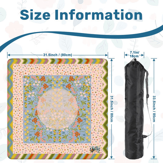 Mahjong Mat 31.5"x31.5" (Ship Rolled up)-Vintage Party Ware