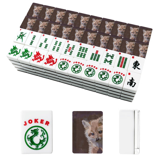 Baby Fox American Mahjong Tiles