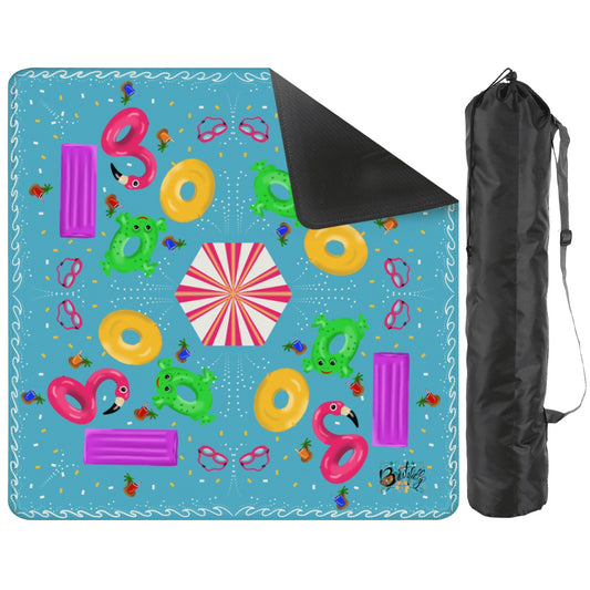 Summer toys -Mahjong Mat 31.5"x31.5" (Ship Rolled up)