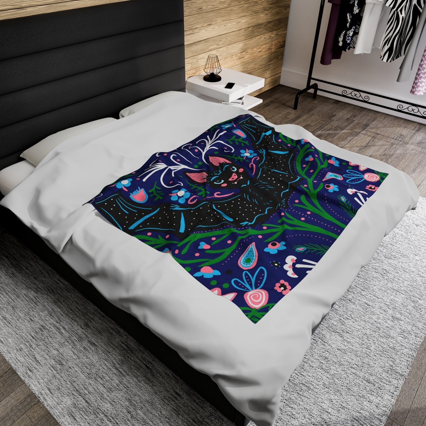 Bat Velveteen Plush Blanket