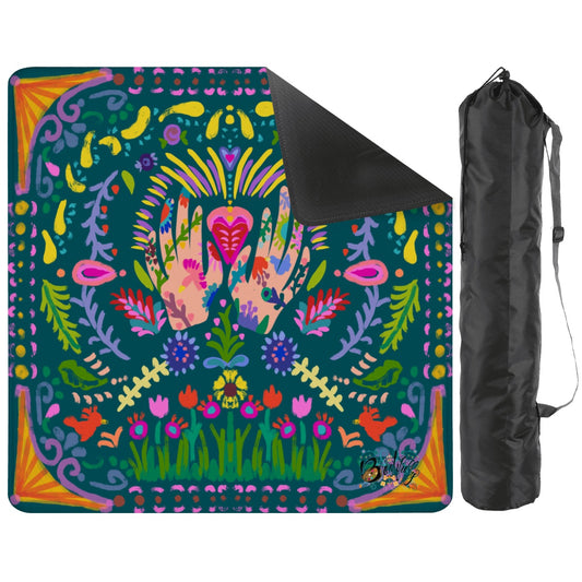 Folk Art Series-Mahjong Mat 31.5"x31.5" (Ship Rolled up)