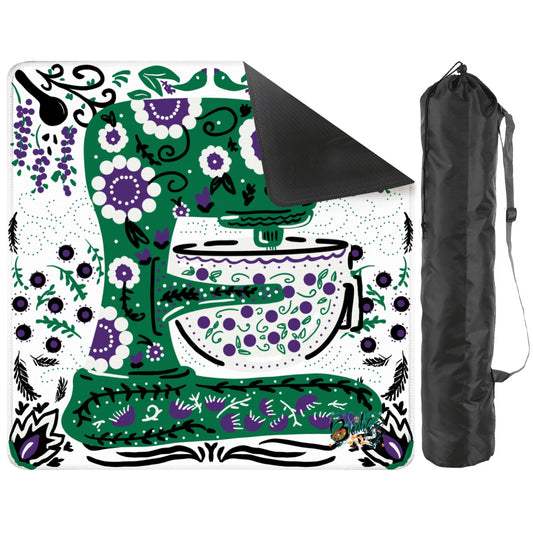 Folk art Home Series-Mahjong Mat 31.5"x31.5" (Ship Rolled up)