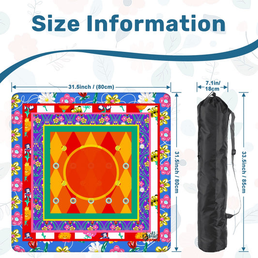 Bird circus Mahjong Mat 31.5"x31.5" (Ship Rolled up)