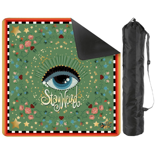 Stay Weird - Mahjong Mat 31.5"x31.5" (Ship Rolled up)