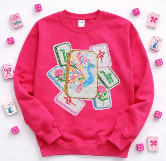 Preorder Mahj Tiles sequin sweathshirt