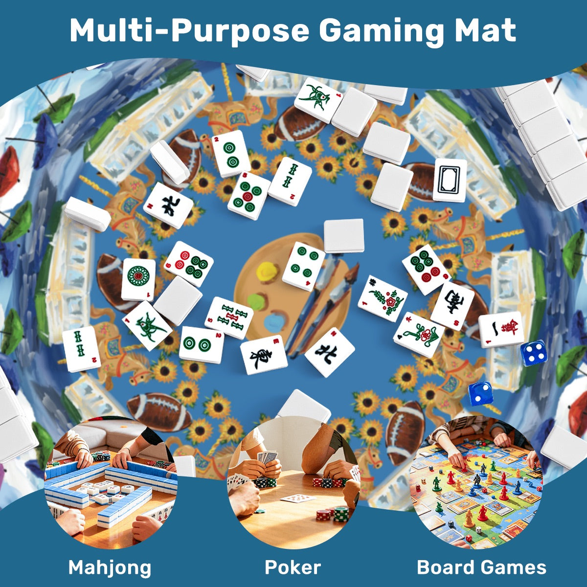 Mahjong Mat SleekSurface Stark County