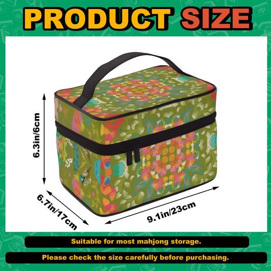 2026 Spring design - Chartreuse Portable Mahjong Bag