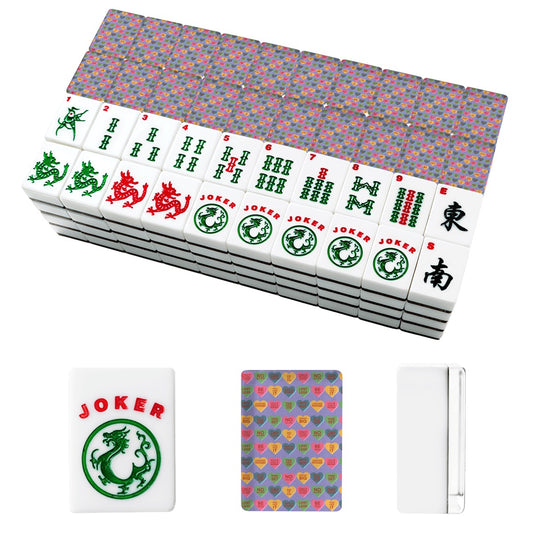 Inspirational Conversations in Hearts American Mahjong Tiles