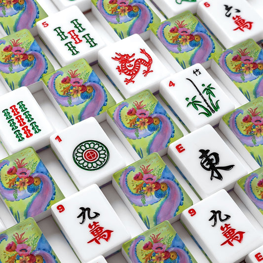 Watercolor octopus American Mahjong Tiles