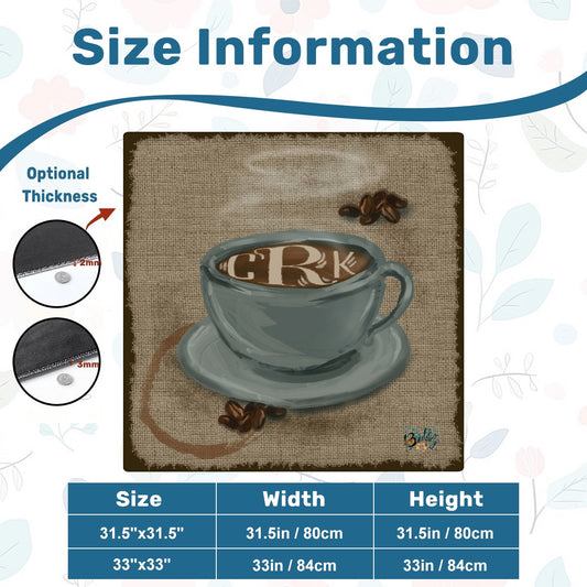 Mahjong Mat SleekSurface (Made in USA) Custom Coffee CKR