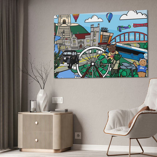 Stark County -2 Canvas Stretched, 1.5''