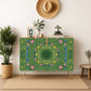 Wooden Storage Cabinet (Made in USA) Green Garden in the Village