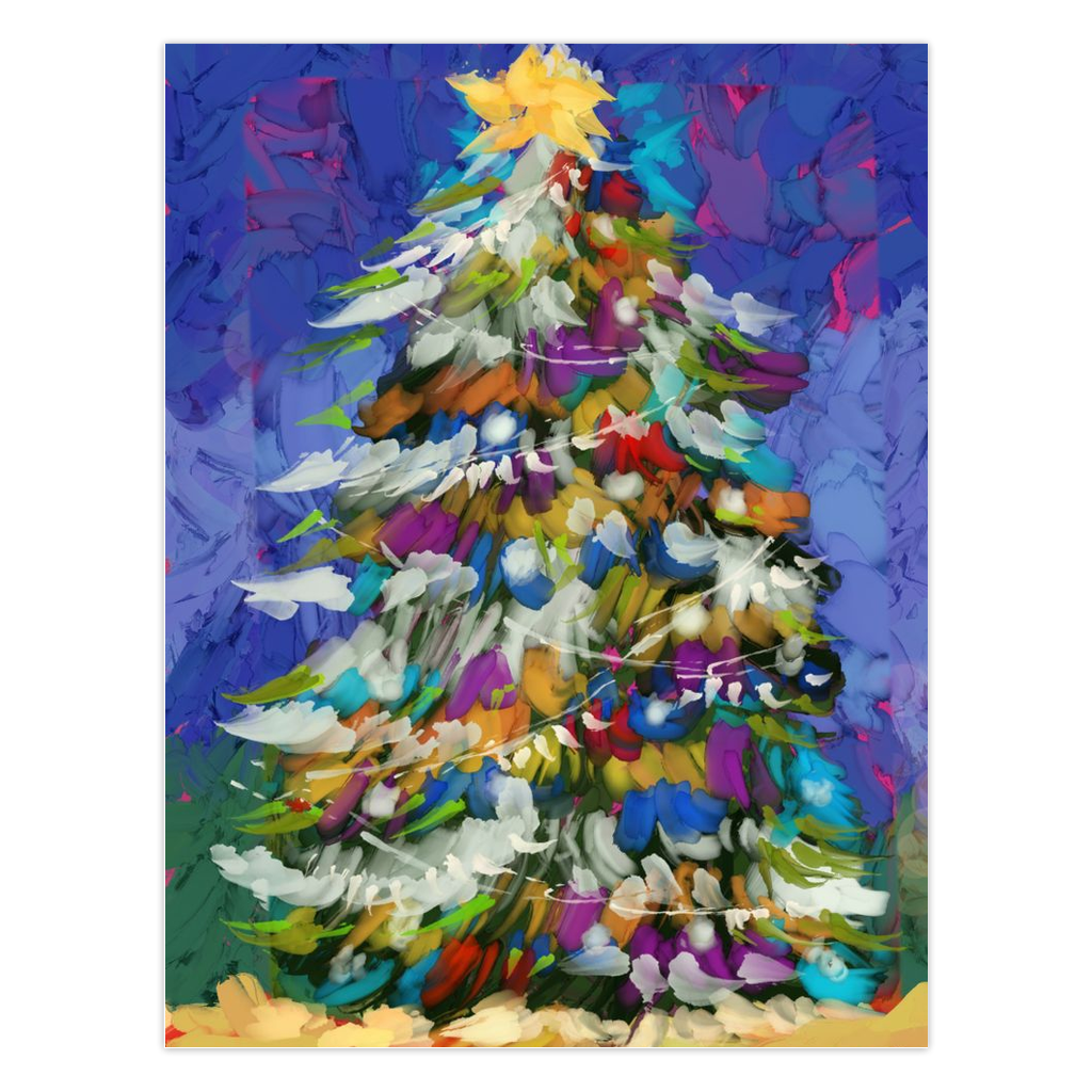 Magical Holiday Tree Folded Cards-powered by Artivive