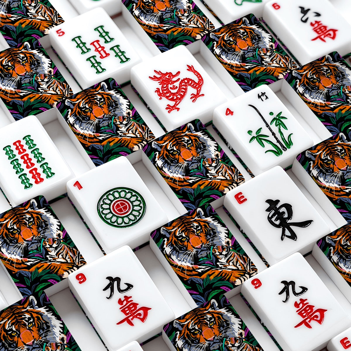 Tigress American Mahjong Tiles