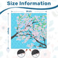 Mahjong Mat Sleek Surface Cherry Blossoms
