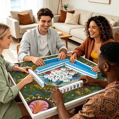 Mahjong Mat SleekSurface (Made in USA) Day in the Forest- multiple colorways