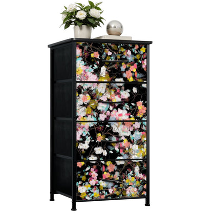 4 Drawer Dresser (Made in USA) Watercolor Willows