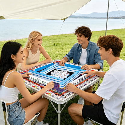 Mahjong Mat SleekSurface Halloween Sistas white
