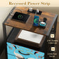 2 Drawer Side Table - Cranes