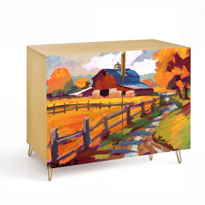 Wooden Storage Cabinet (Made in USA) Childhood