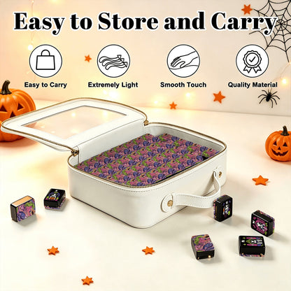 Psycho-doggo Wicked Bulldog Halloween Mahjong Tiles