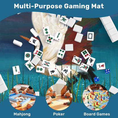 Mahjong Mat SleekSurface (Made in USA) Crane