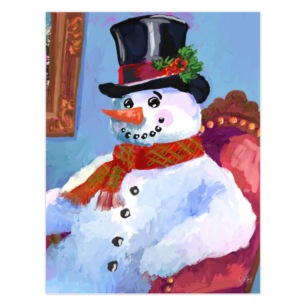 Magical Snowman Cards-powered by Artivive