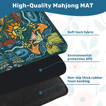 Mahjong Mat (Made in USA) Dynasty- multi colorways