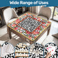 Hand painted roses and dots 2 Mahjong Mat 31.5"x31.5" (Ship Rolled up)