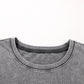 Philippine Gray Mineral Wash Half Sleeve Vintage T Shirt