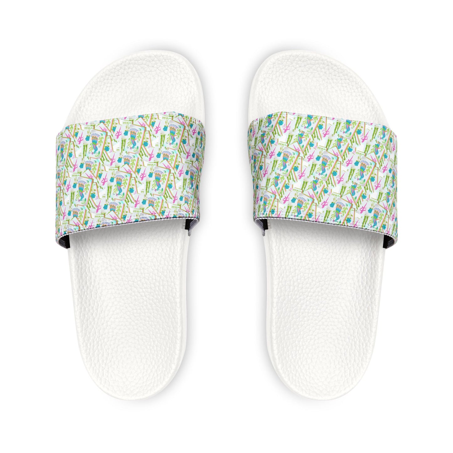 Women's Slide Sandals — Floral Pastel Removable-Strap Slides