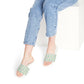 Women's Slide Sandals — Floral Pastel Removable-Strap Slides
