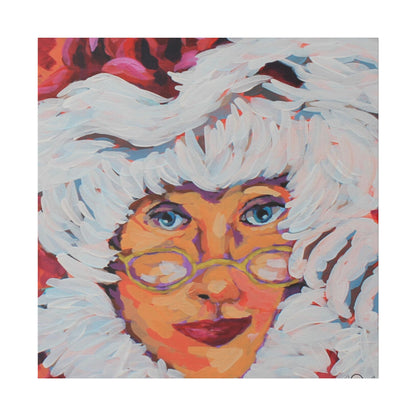 Mrs Claus Matte Canvas, Stretched, 0.75"