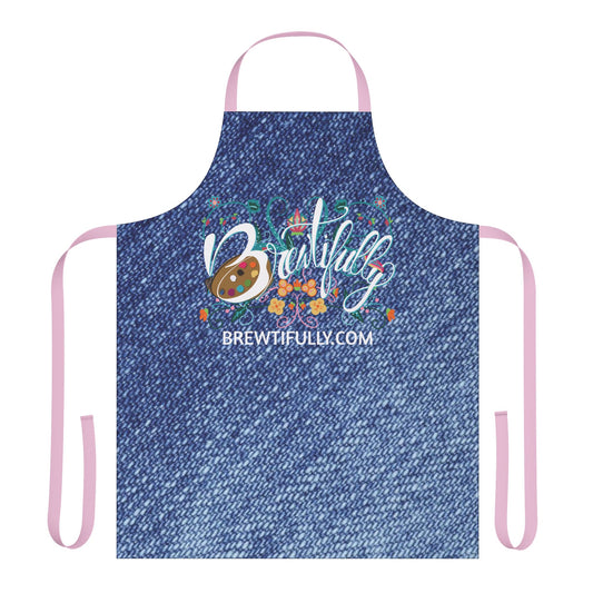 Brewtifully Apron, 5-Color Straps - Denim