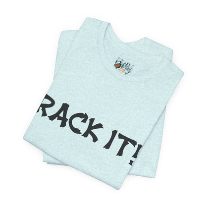 Rack It! Graphic Tee — Casual Statement Shirt for Gamers & Pool Players