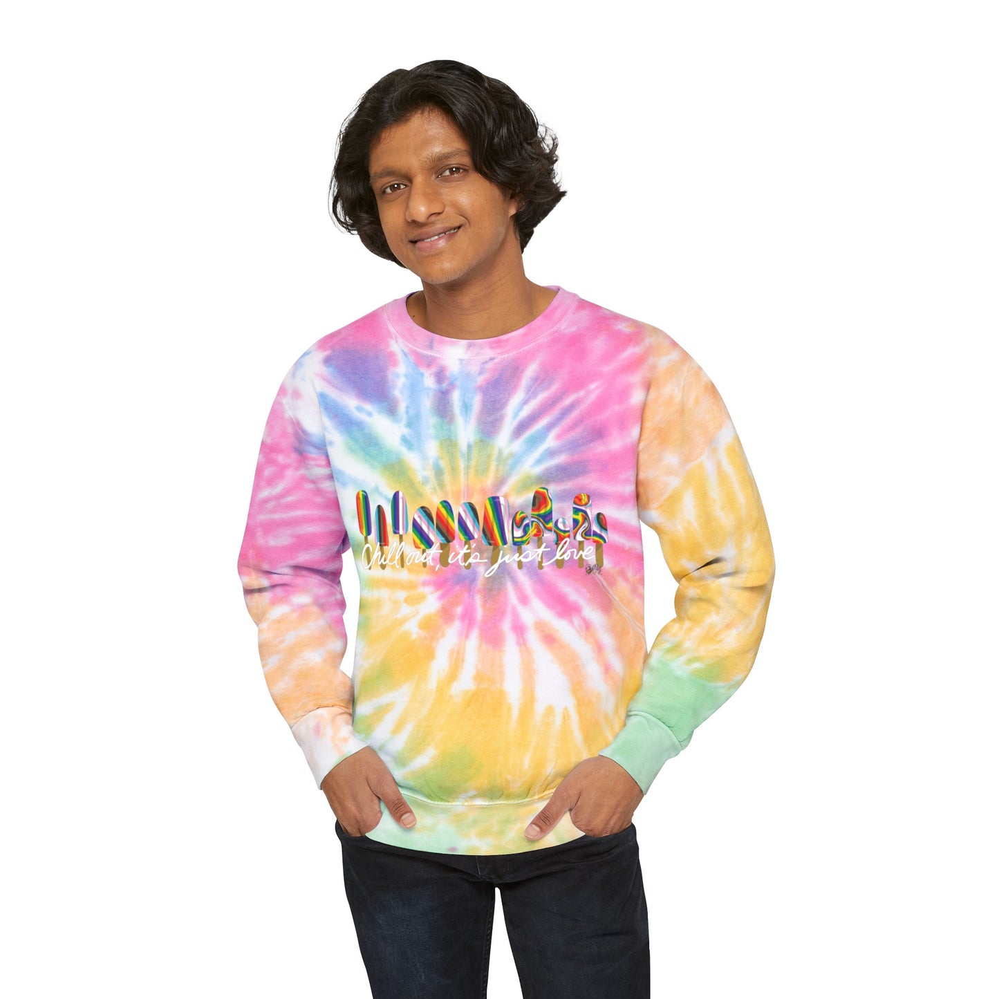 Chill out Unisex Tie-Dye Sweatshirt