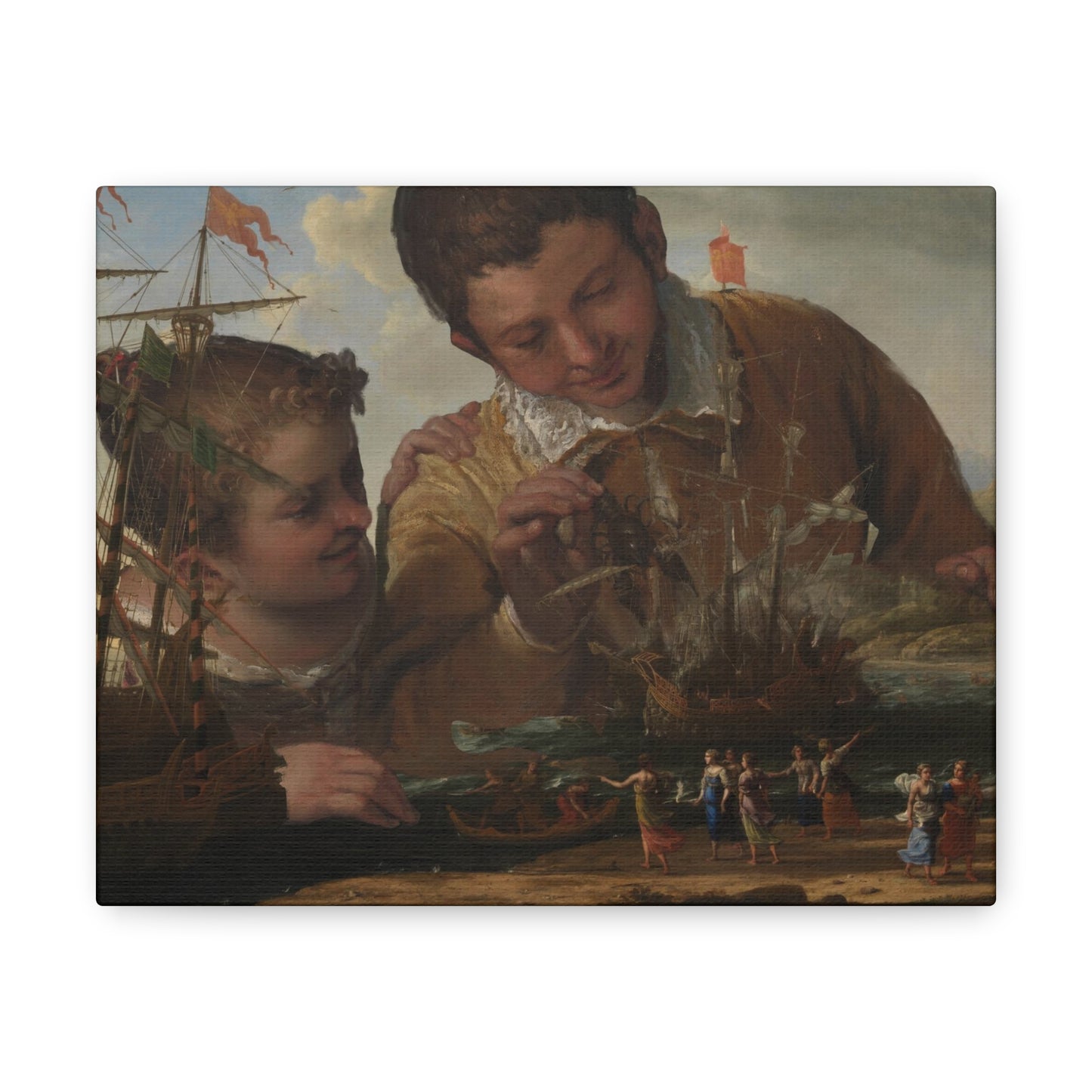 Flea Market Gallery-The Kids are Ornery v2-Canvas Gallery Wraps