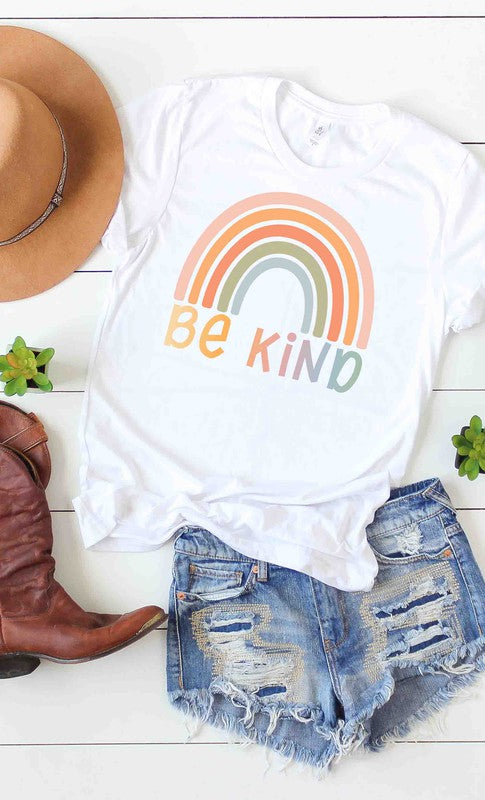 Rainbow Be Kind graphic tee PLUS