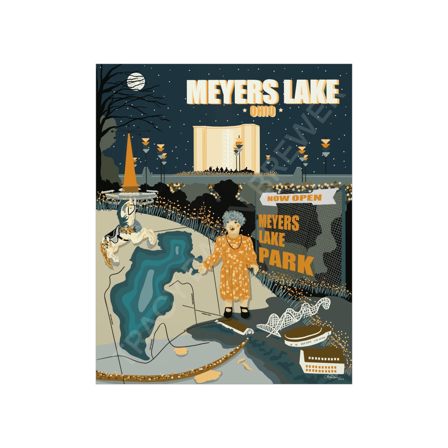 Meyers Lake Premium Matte Vertical Posters