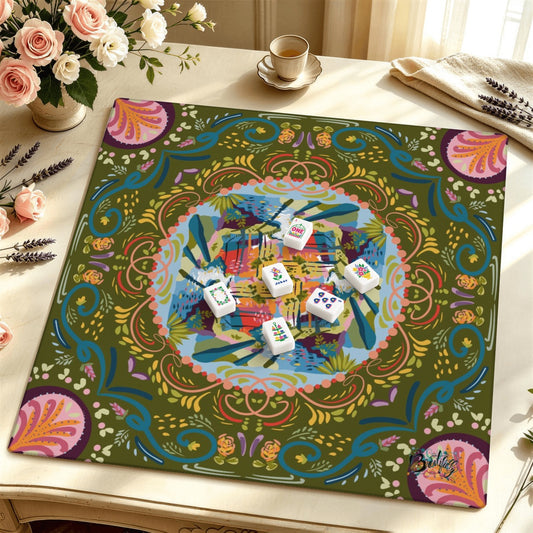 Mahjong Mat SleekSurface (Made in USA) Day in the Forest- multiple colorways