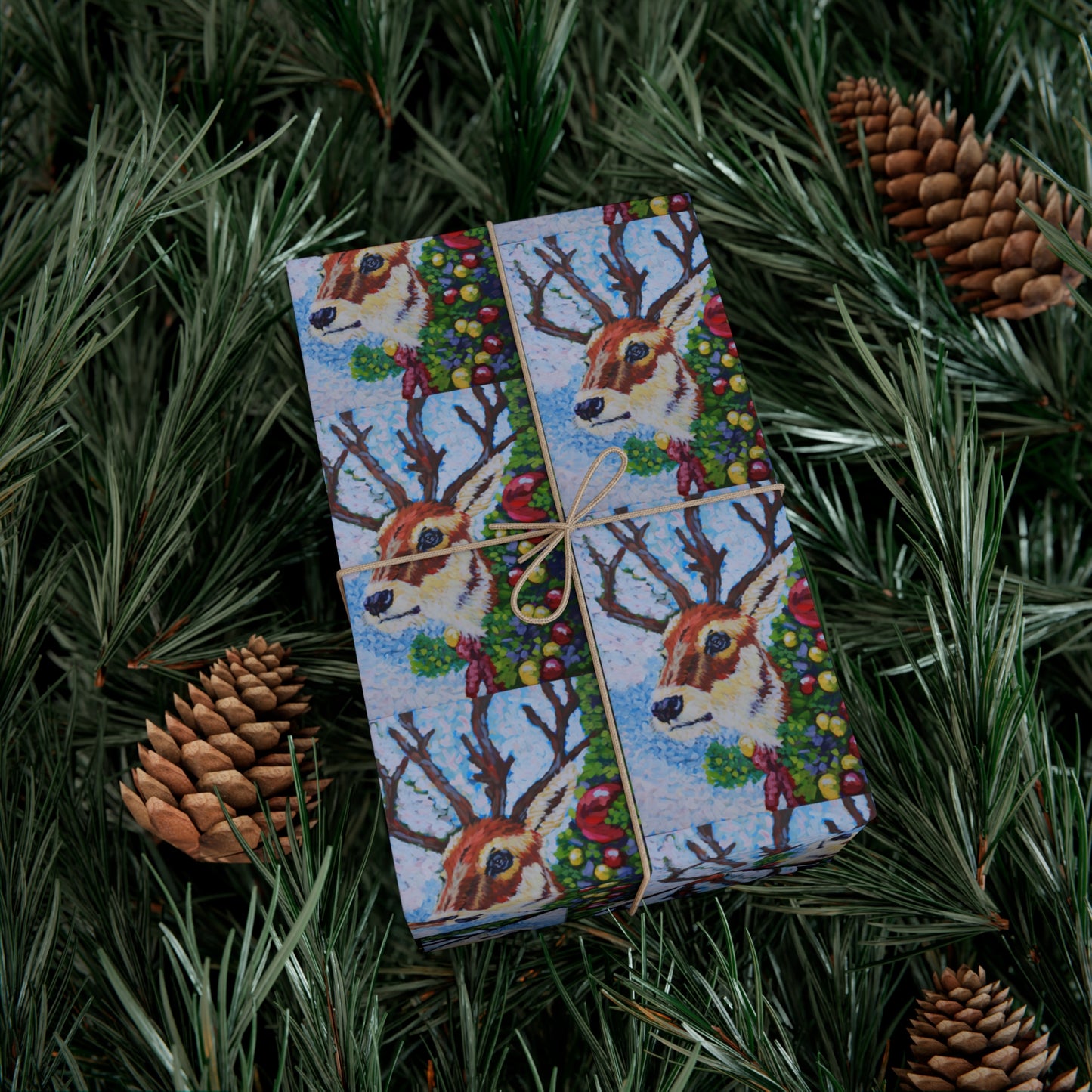 Reindeer Way Gift Wrap Papers