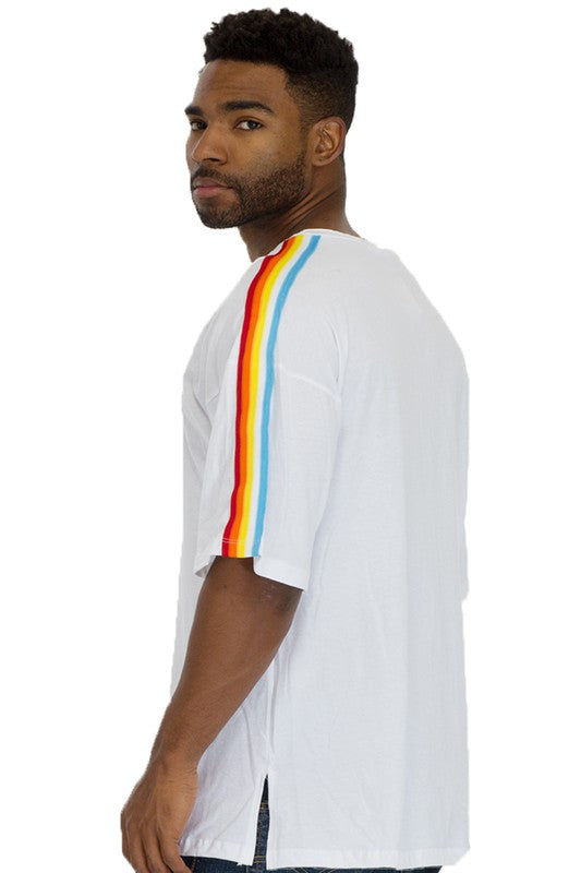 RAINBOW TAPE SHORT SLEEVE TSHIRT